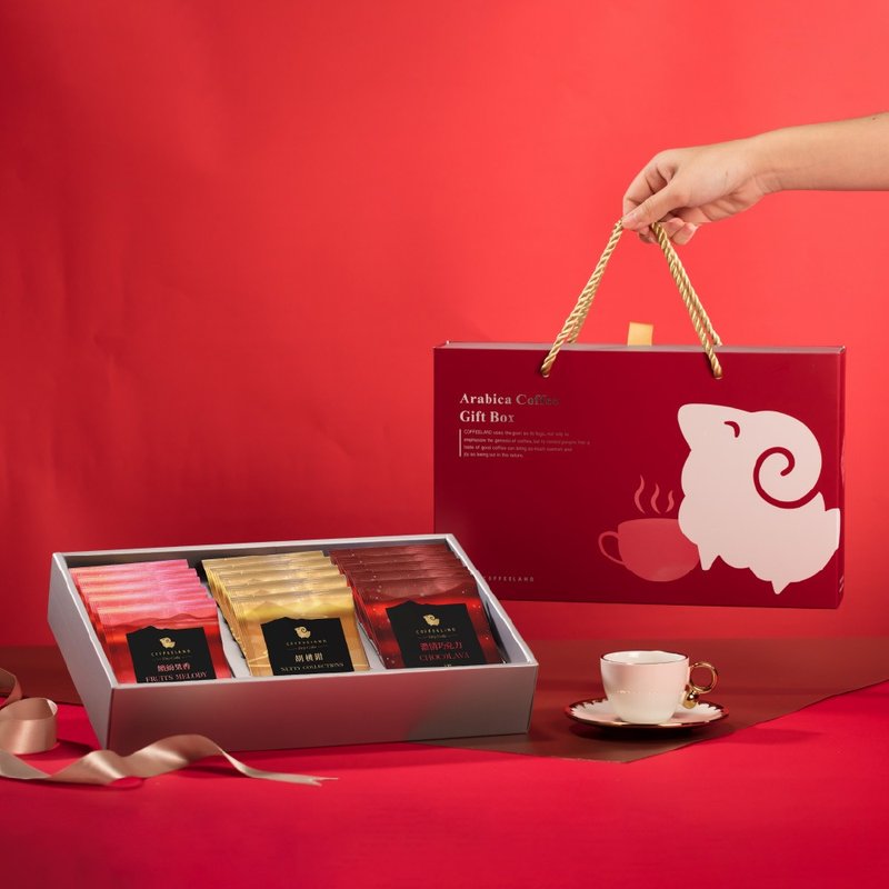 COFFEELAND | 经典礼盒-15入滤挂咖啡-金萃款(缤纷/胡桃钳/浓情) - 咖啡 - 新鲜食材 蓝色