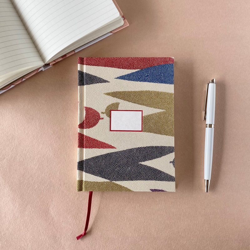 无线胶装笔记本│复古和服 A6 - 笔记本/手帐 - 丝．绢 多色