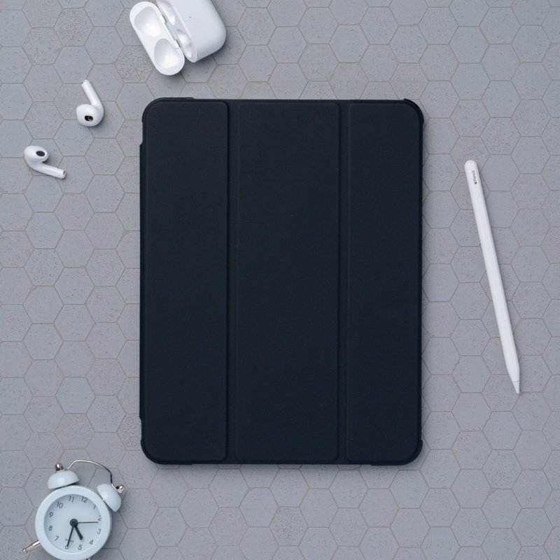 含赠品 | iPad 雾面硬底软边包胶气囊保护壳【素色】左侧笔槽款 - 平板/电脑保护壳 - 其他材质 多色