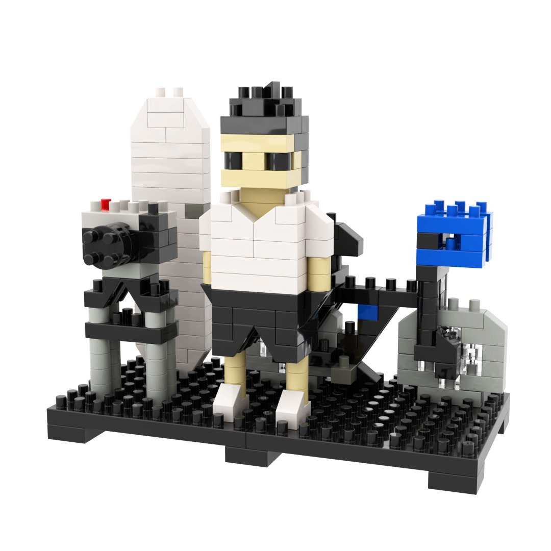 Archbrick 定制微积木 Nanoblock - 玩偶/公仔 - 塑料 多色