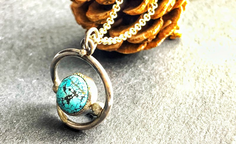 不倒-摇摆款绿松石-已售 - 项链 - 半宝石 