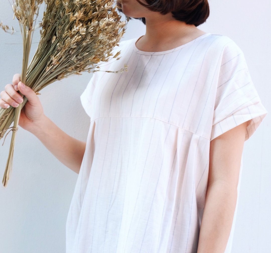 Luara Blouse : soft pink - 女装上衣 - 棉．麻 粉红色