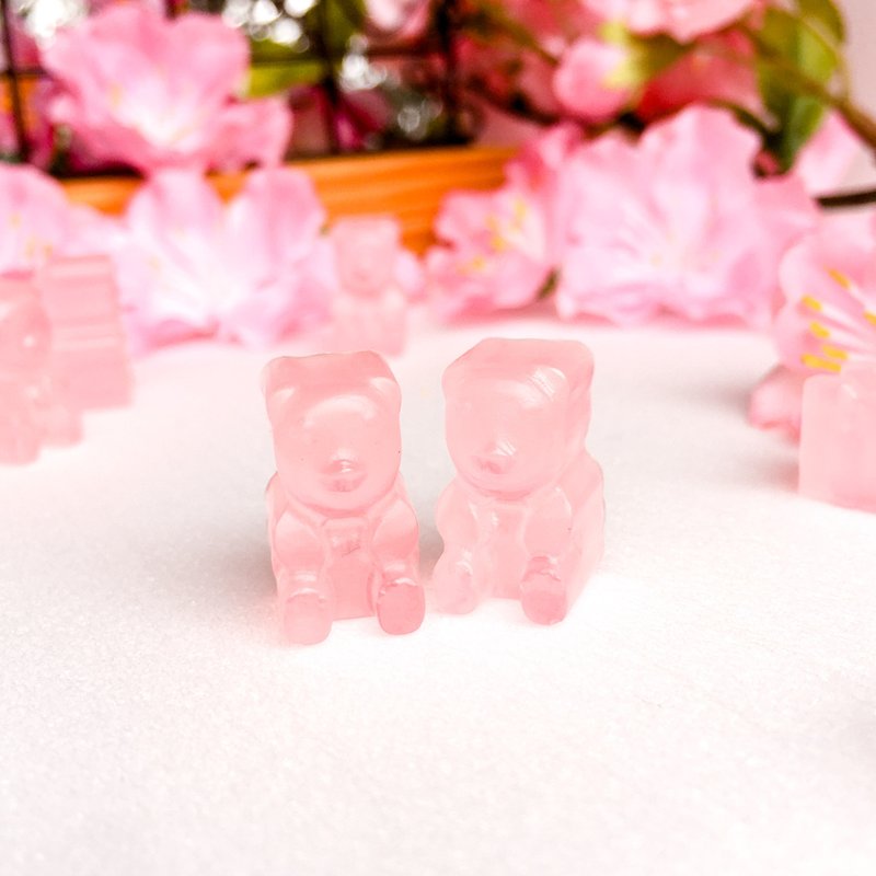 新色添加 小熊软糖耳环グミベア gummy bears 甜点饰品 单颗 - 耳环/耳夹 - 树脂 多色