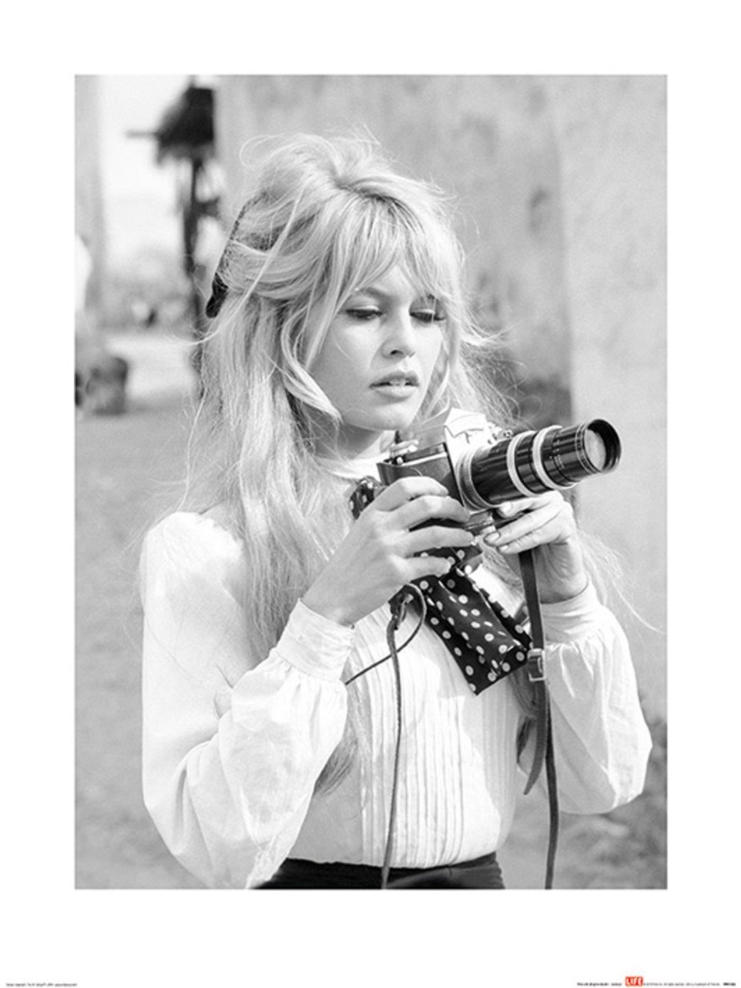 【Life生活杂志】Brigitte Bardot 碧姬芭杜 记录者 摄影作品 - 海报/装饰画/版画 - 纸 黑色
