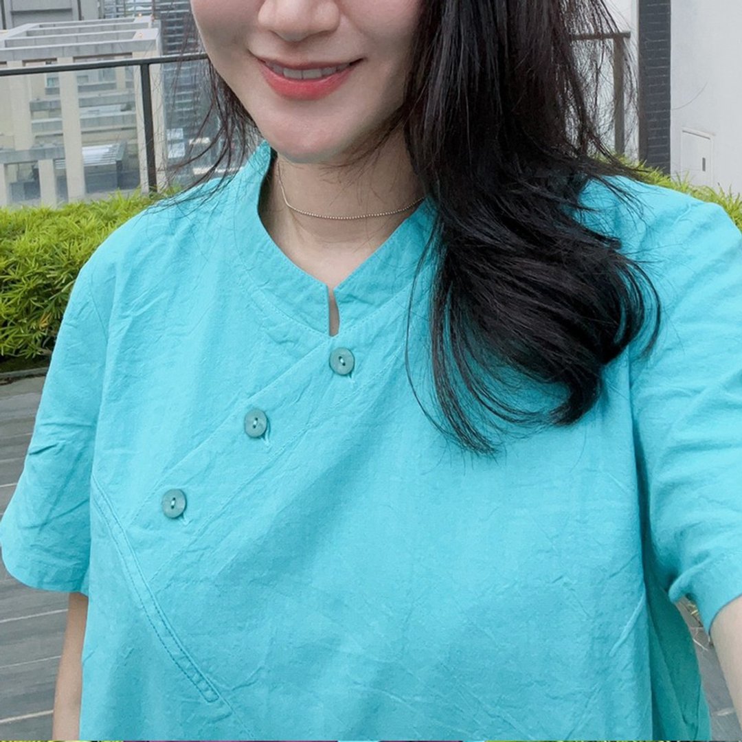 改良台湾中国风刺绣衣服 - 女装上衣 - 棉 
