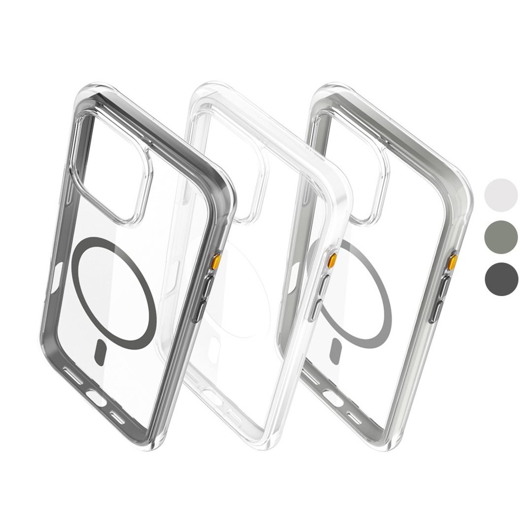 VOYAGE iPhone 16系列 超军规防摔保护壳Pure Max+透黑/透白/钛灰 - 手机壳/手机套 - 塑料 透明