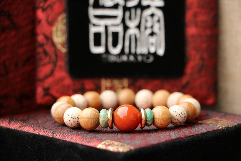 精品星月菩提子 10mm圆珠 六道木 多宝手珠 定制化串珠设计 佛珠 - 手链/手环 - 植物．花 