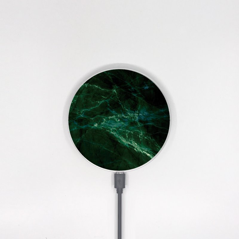 翡翠绿大理石纹10W手机无线充电板 Wireless Charger -234 - 手机充电及周边 - 其他材质 绿色