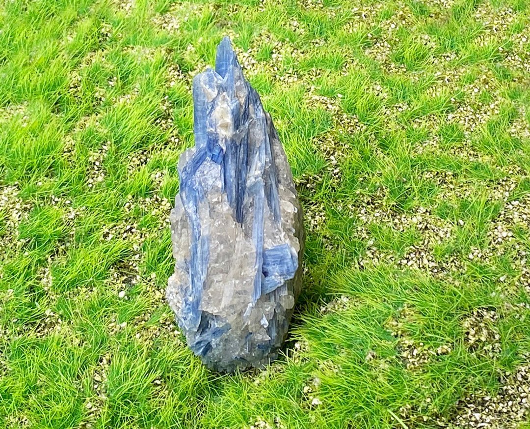 手串充电站-天然原矿蓝晶石共生白水晶及云母 消磁手链 养水晶 - 其他 - 水晶 多色