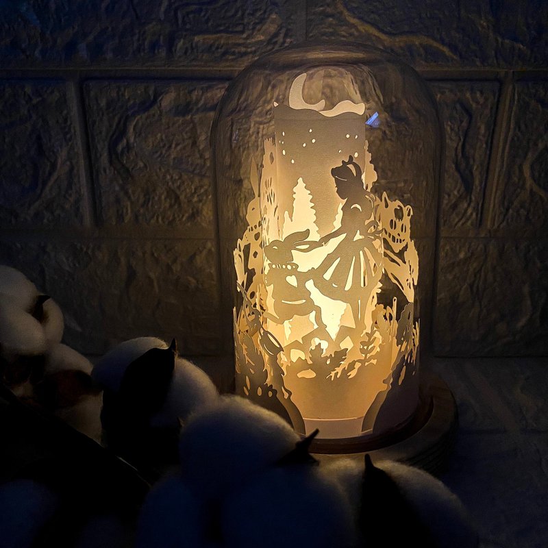 360全景-爱丽丝梦游仙境 /花境/光影纸雕灯 (led夜灯) - 灯具/灯饰 - 纸 