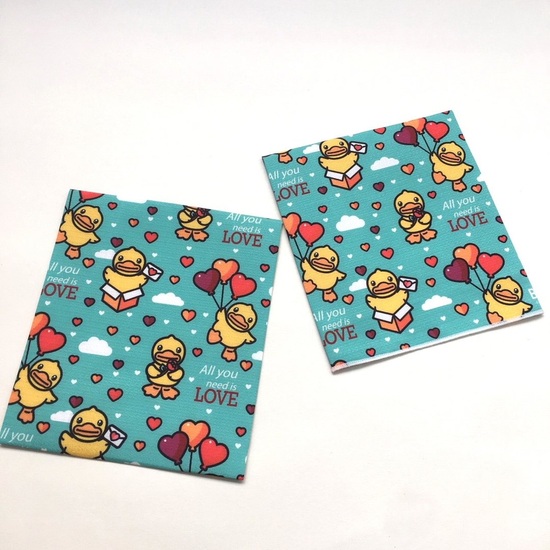 B.Duck /联名限量/ 就是爱你鸭  | 洗脸布 - 脸部清洁/卸妆用品 - 其他材质 蓝色