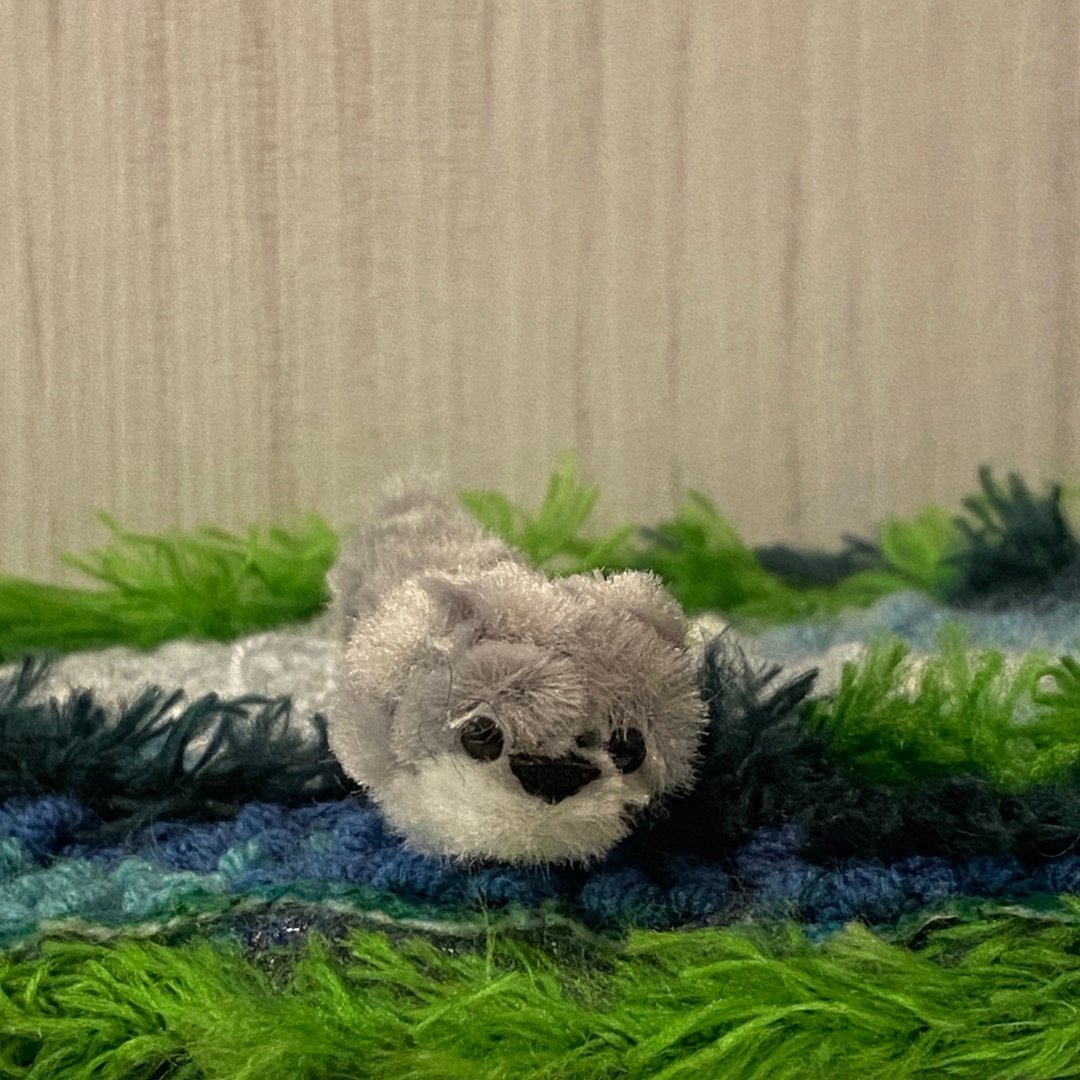 萨卡班甲鱼Sacabambaspis 6cm-毛根扭扭棒手作娃娃摆饰 - 玩偶/公仔 - 其他材质 灰色