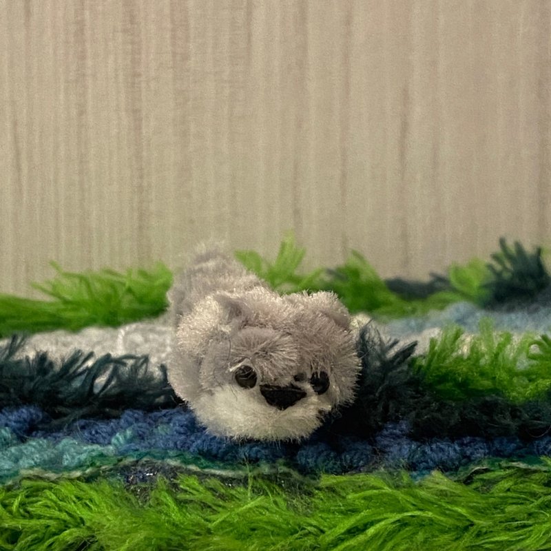 萨卡班甲鱼Sacabambaspis 6cm-毛根扭扭棒手作娃娃摆饰 - 玩偶/公仔 - 其他材质 灰色