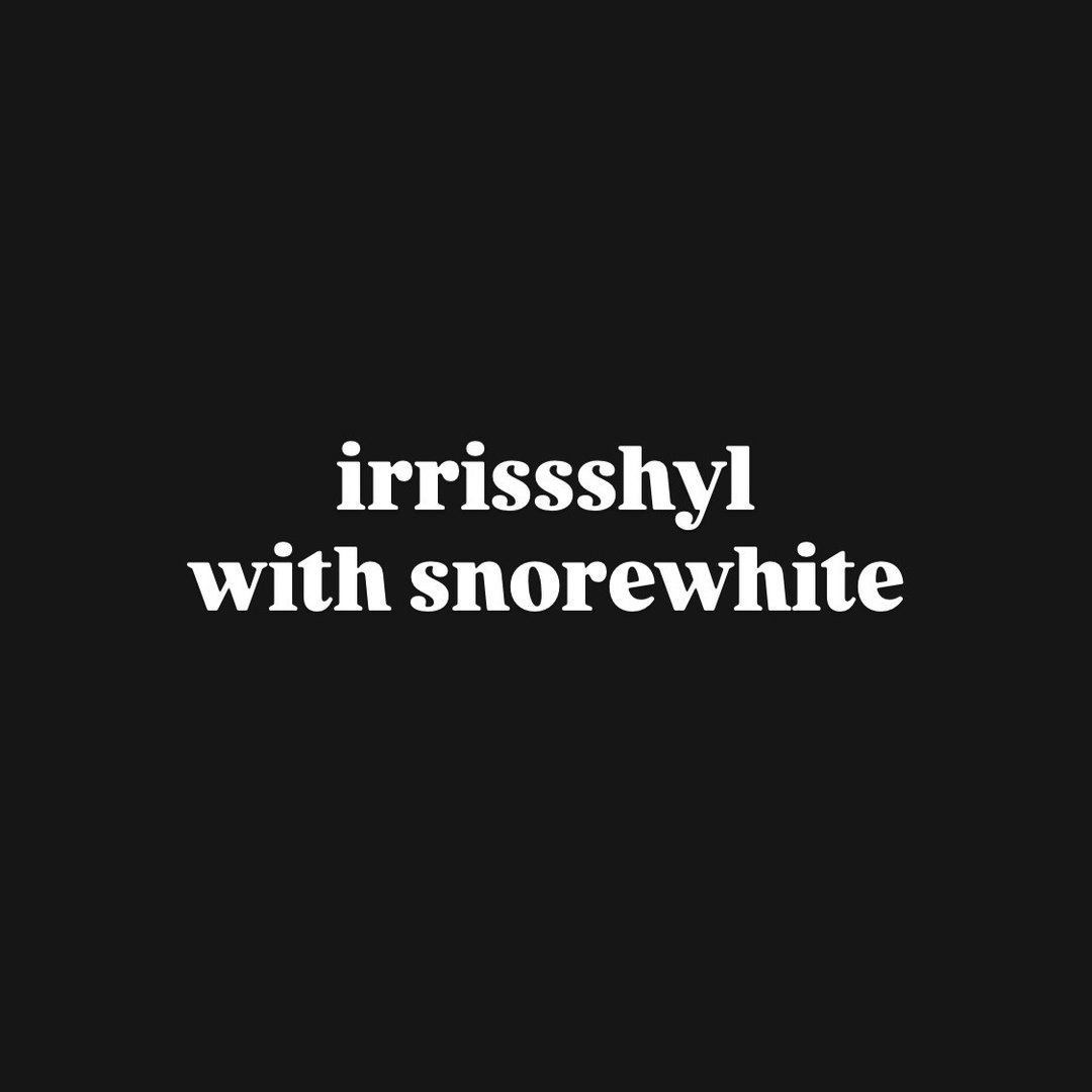 irrissshyl with snorewhite - 项链 - 半宝石 黑色