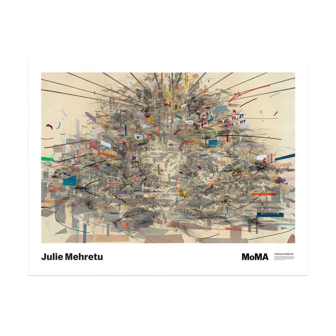 【原版海报】Julie Mehretu: 伊斯坦堡.建筑经验 - 海报/装饰画/版画 - 纸 