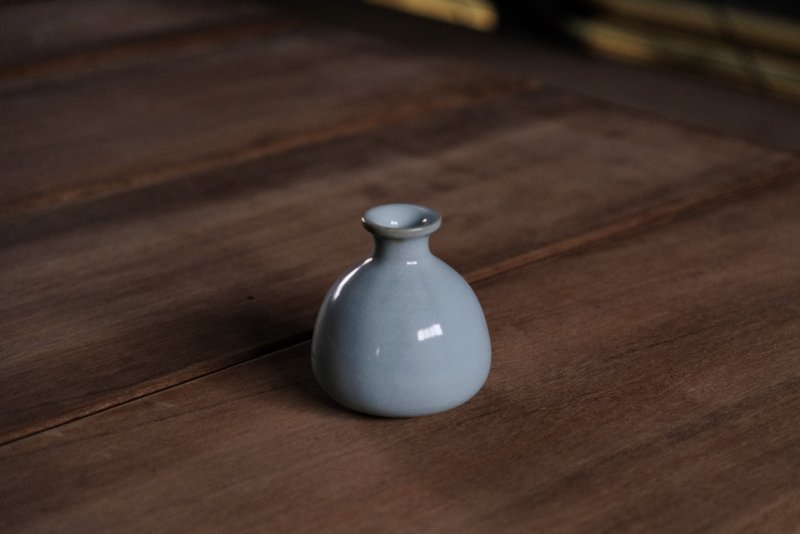 花器 | 水蓝 花瓶 青瓷 陶 - 花瓶/陶器 - 陶 蓝色