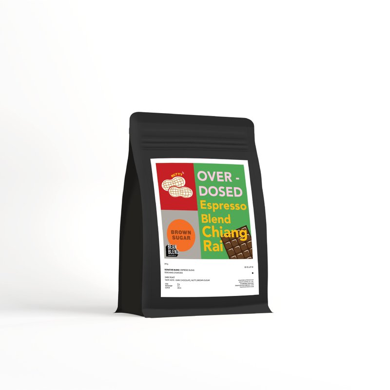 图表 |招牌混合咖啡豆 - 过量 1000 克。 - 咖啡 - 其他材质 黑色