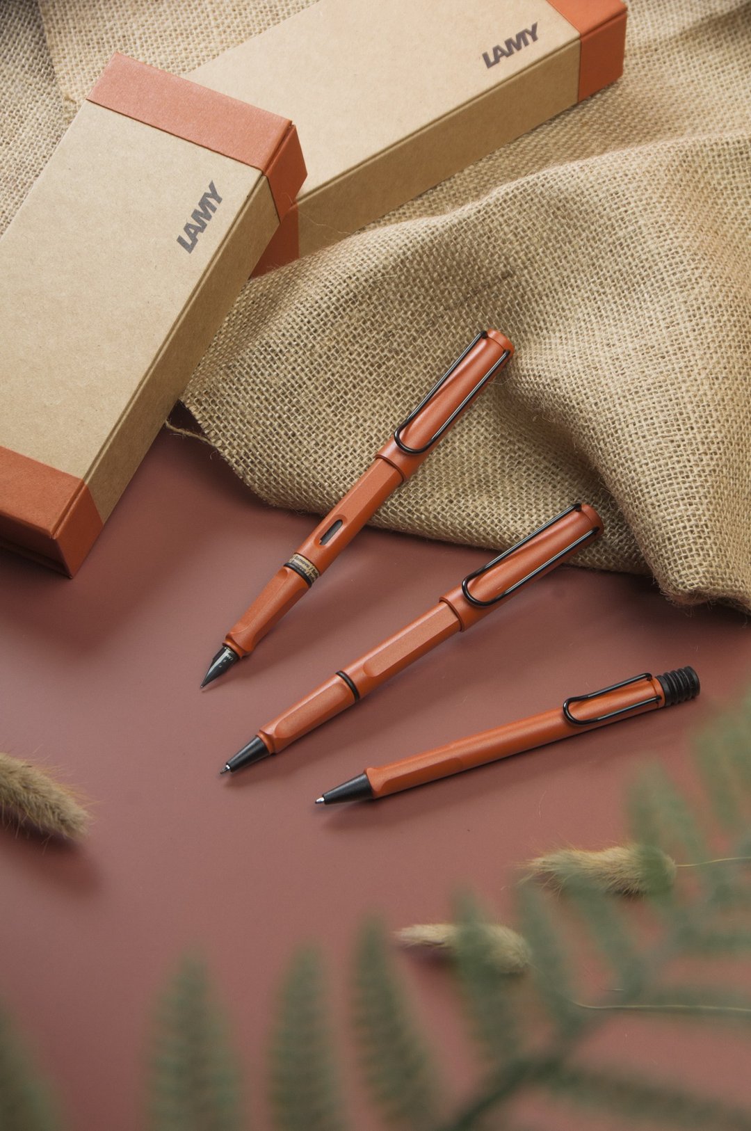 LAMY 钢珠笔 / SAFARI 狩猎者系列 - TERRA RED - 丛林红 - 钢珠笔 - 塑料 