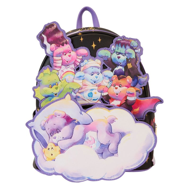 Loungefly CareBears 万圣节发恶梦迷你背囊 - 后背包/双肩包 - 人造皮革 