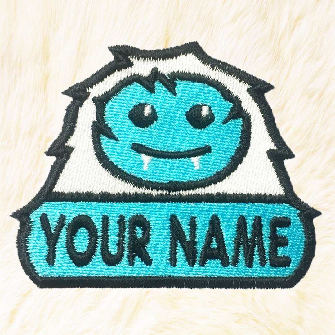 Yeti Personalized Iron on Patch Your Name Your Text Buy 3 Get 1 Free - 编织/刺绣/羊毛毡/裁缝 - 绣线 白色