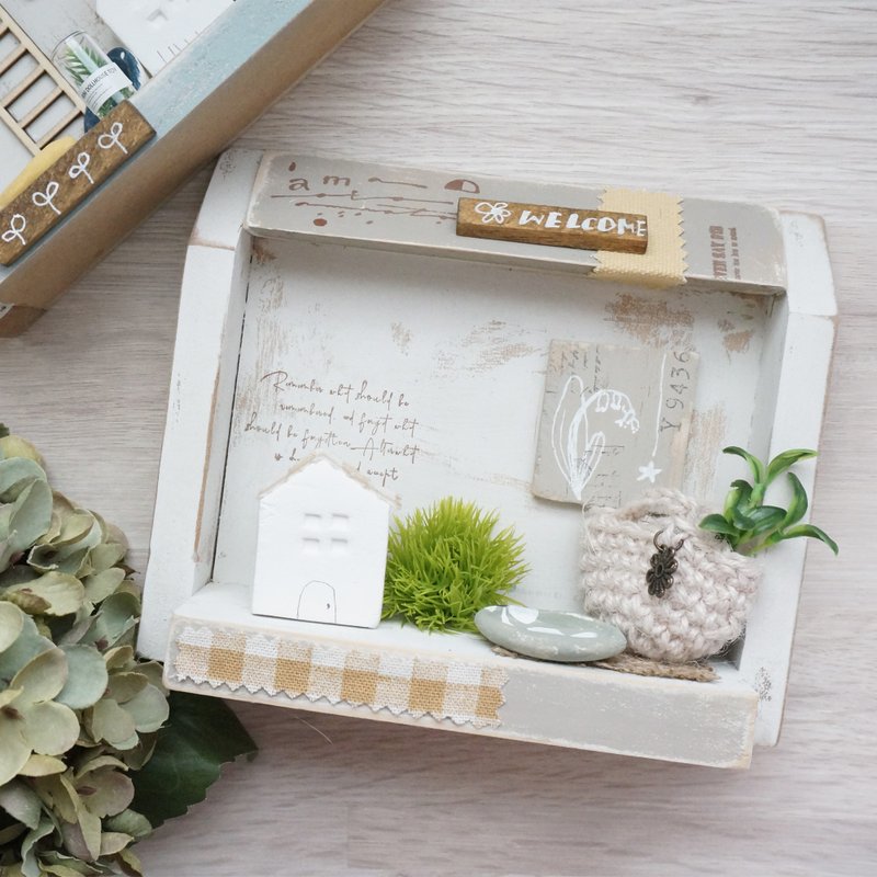 圣诞节礼物 纯手工日杂货 摆饰 大地色小屋子 - 摆饰 - 木头 