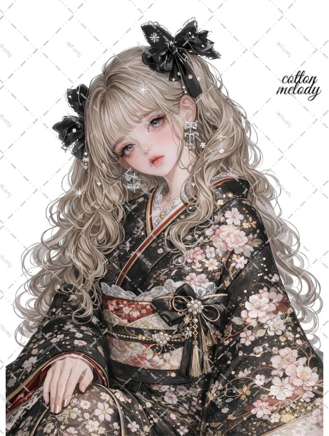 原创贴纸 no.7953 人物贴纸 原创贴纸 人物贴纸 女孩贴纸 原创人物贴纸 - 贴纸 - 纸 