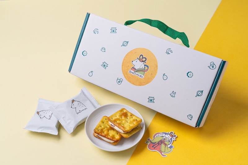 【中秋礼盒 预购】蔓越莓葱苏打牛轧饼 12入 - 零食/点心 - 新鲜食材 