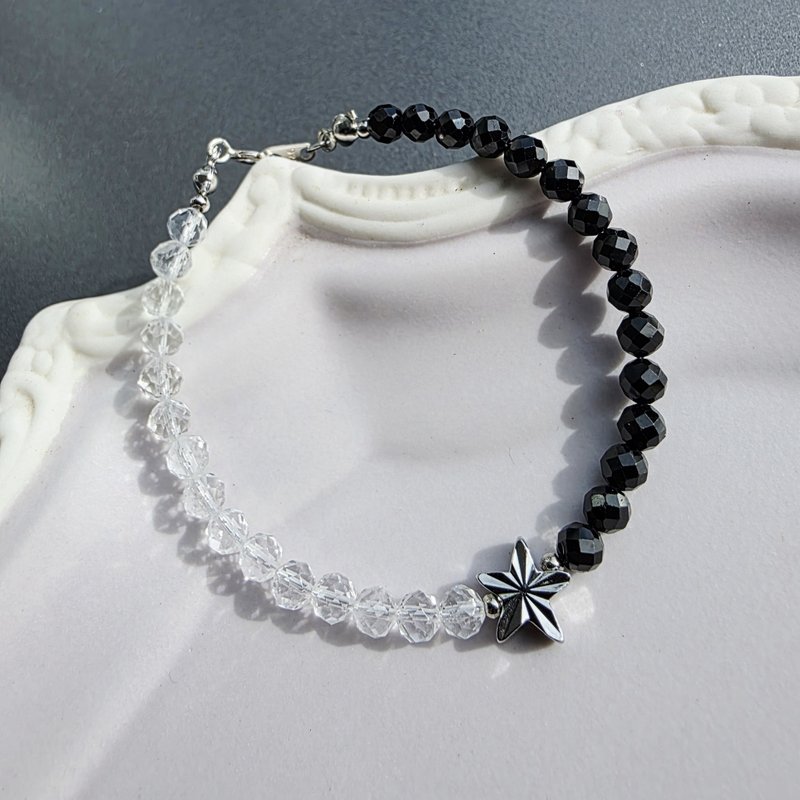 Half &Half 水晶手链 - 手链/手环 - 水晶 白色