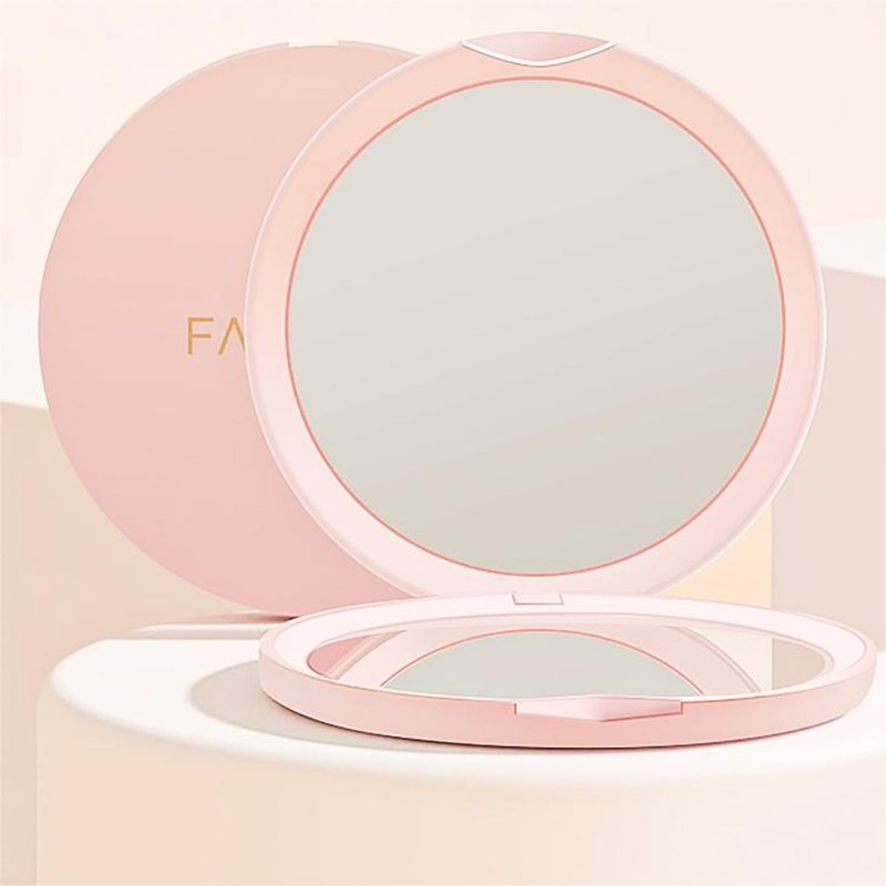 【免运】斐色耐手持化妆镜2倍高清放大镜便携折叠口袋迷你 - 彩妆刷具/镜子/梳子 - 其他材质 