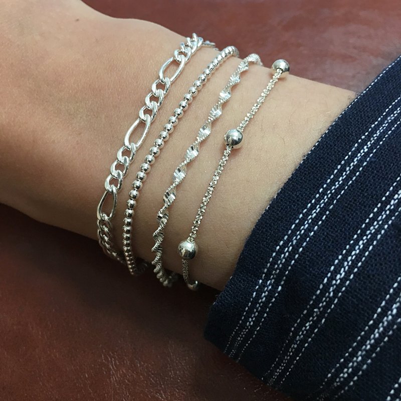 s925纯银手链(BM中款) - Bracelets chain - 手链/手环 - 纯银 银色