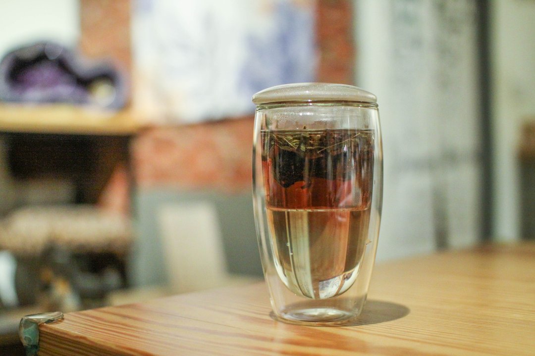 降价清仓~ 双层隔热玻璃茶杯-带滤网  茶酒侍店内专用款 - 茶具/茶杯 - 玻璃 