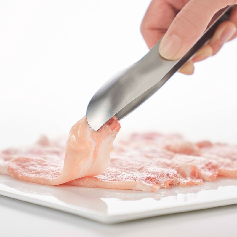 【YOSHIKAWA吉川】日本EATOCO不锈钢Hasam S 小巧万用夹 AS0053 - 餐刀/叉/匙组合 - 不锈钢 银色