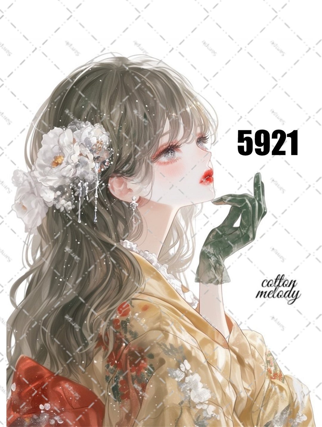原创贴纸 No.5921 人物贴纸 原创贴纸 人物贴纸 女孩贴纸 原创人物贴纸 - 贴纸 - 纸 