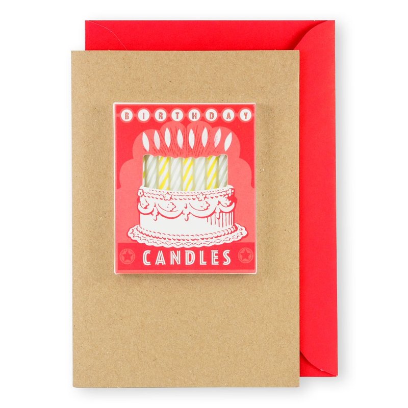 祝福你，一整年的愿望都能实现【Signature经典手工系列 生日卡】 - 卡片/明信片 - 纸 咖啡色