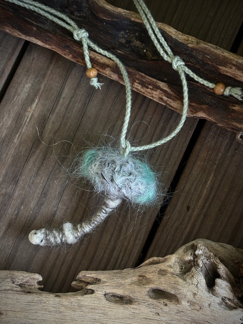 冰雾迷境系列-蘑菇朵朵项链 - 项链 - 其他材质 透明