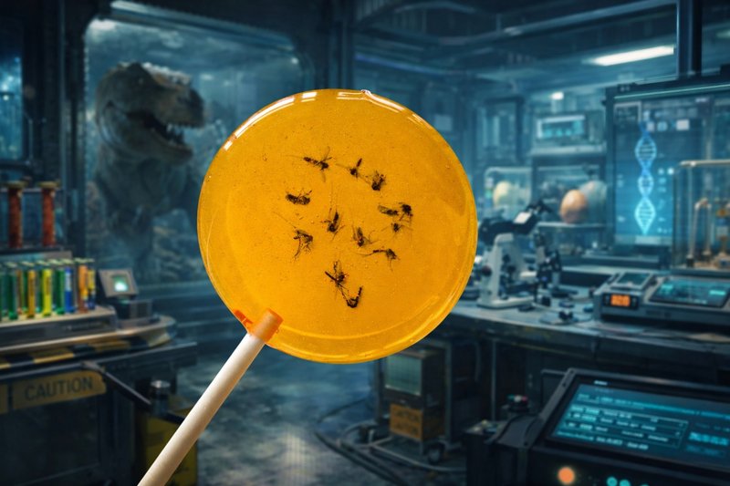 图纹棒棒糖－远古封存 - 零食/点心 - 新鲜食材 橘色