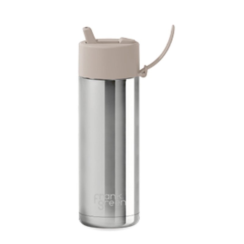 【frank green 台湾】三层真空保温瓶 595ml 银色系列_拿铁色盖 - 水瓶/水壶 - 不锈钢 灰色