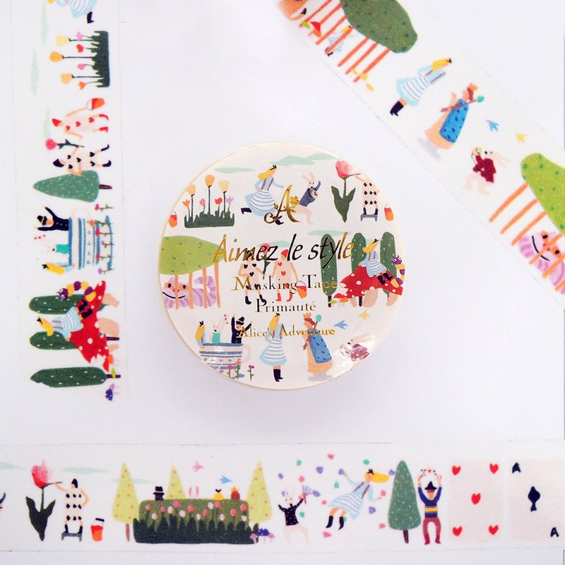 Aimez le style纸胶带-爱丽丝<A05076> 量少 即将完售 - 纸胶带 - 纸 多色