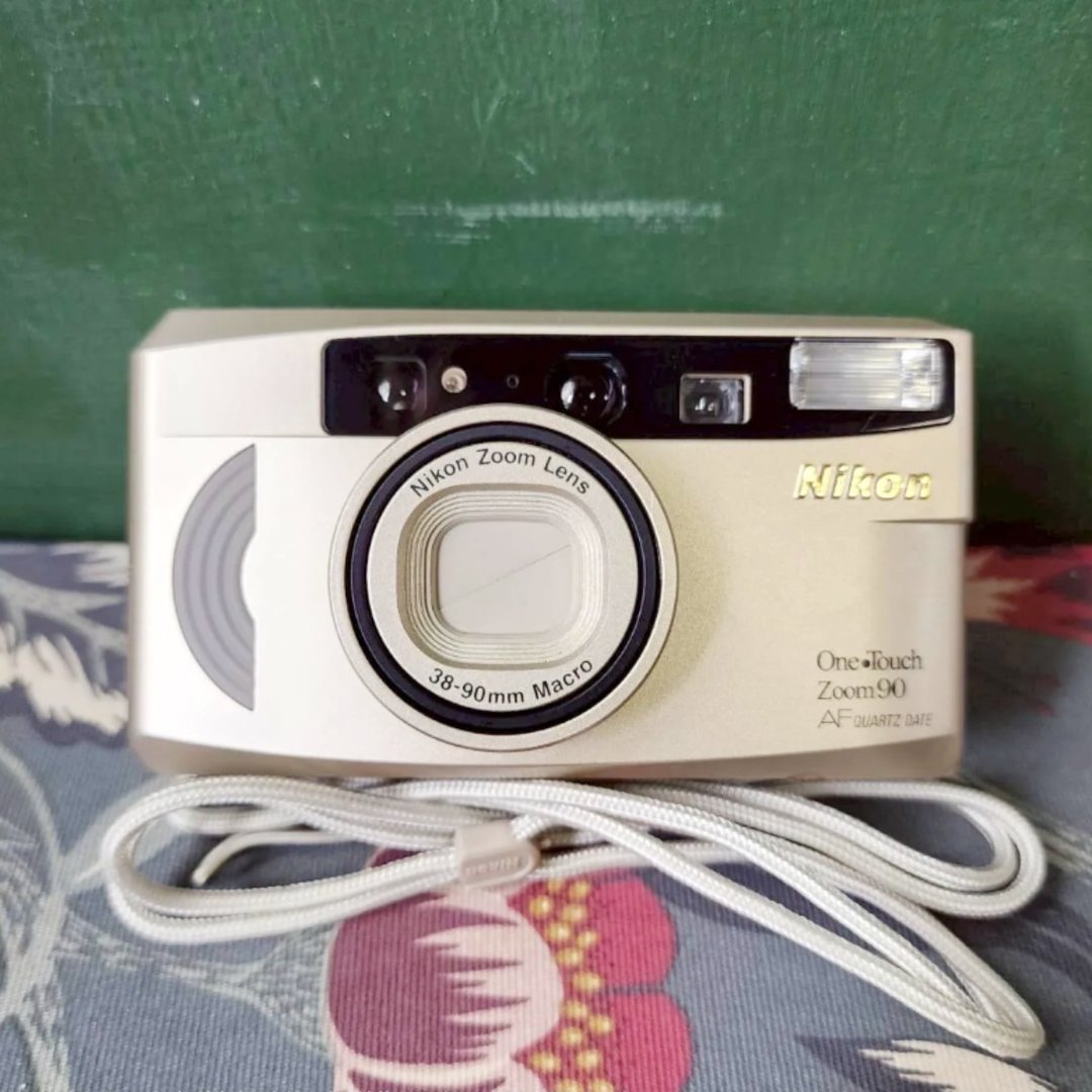 专业相机店 NIKON OneTouch ZOOM 90 傻瓜相机 库存新品 (保固 30 天) - 相机 - 其他金属 银色