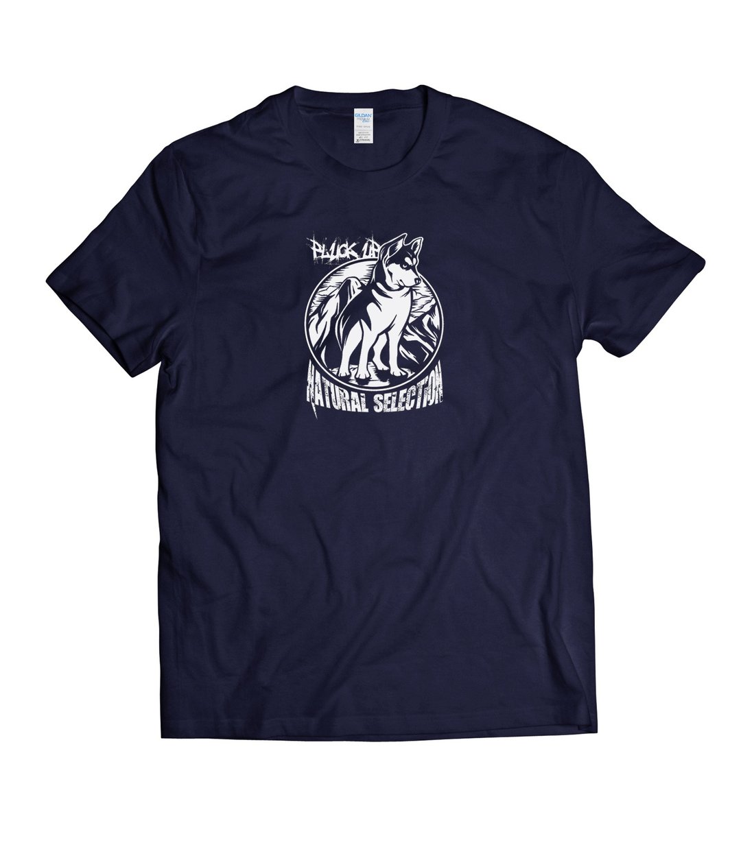 寒境猎犬-T-shirt 白/黑/灰/藏青 - 男装上衣/T 恤 - 棉．麻 多色