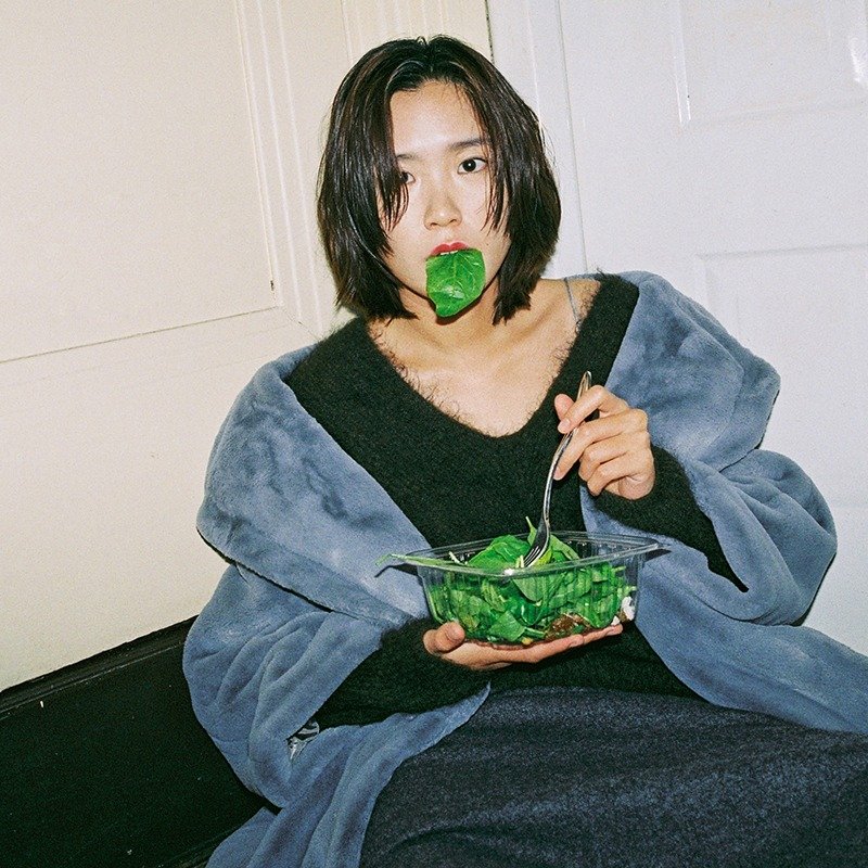 灰蓝色 Teddy大熊超厚超保暖 人造皮毛仿兔毛大衣 Super Oversize翻领中长款外套 格陵兰来的爱斯基摩人  | 番塔塔vitatha独立设计女装品牌 - 女装休闲/机能外套 - 聚酯纤维 蓝色