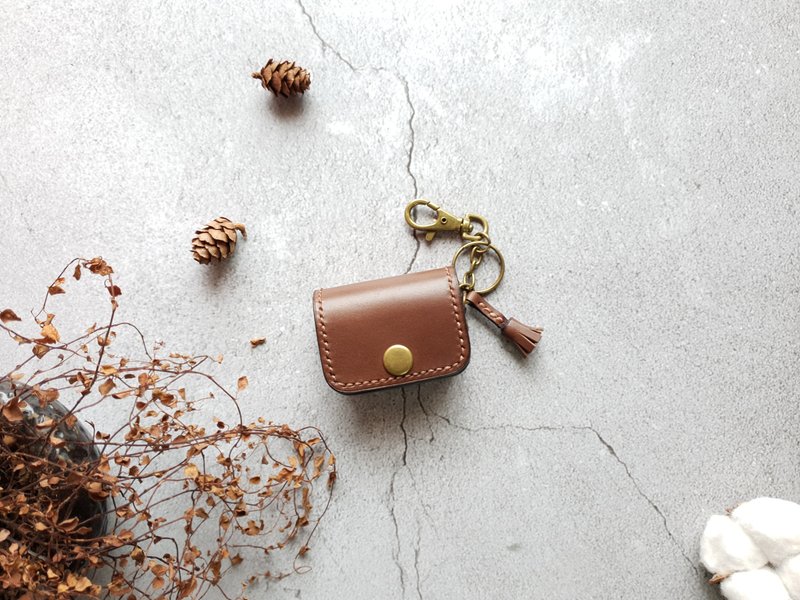 YF47_手工文创 airpods  pro 无线耳机套/保护套/耳机盒 - 耳机收纳 - 真皮 多色