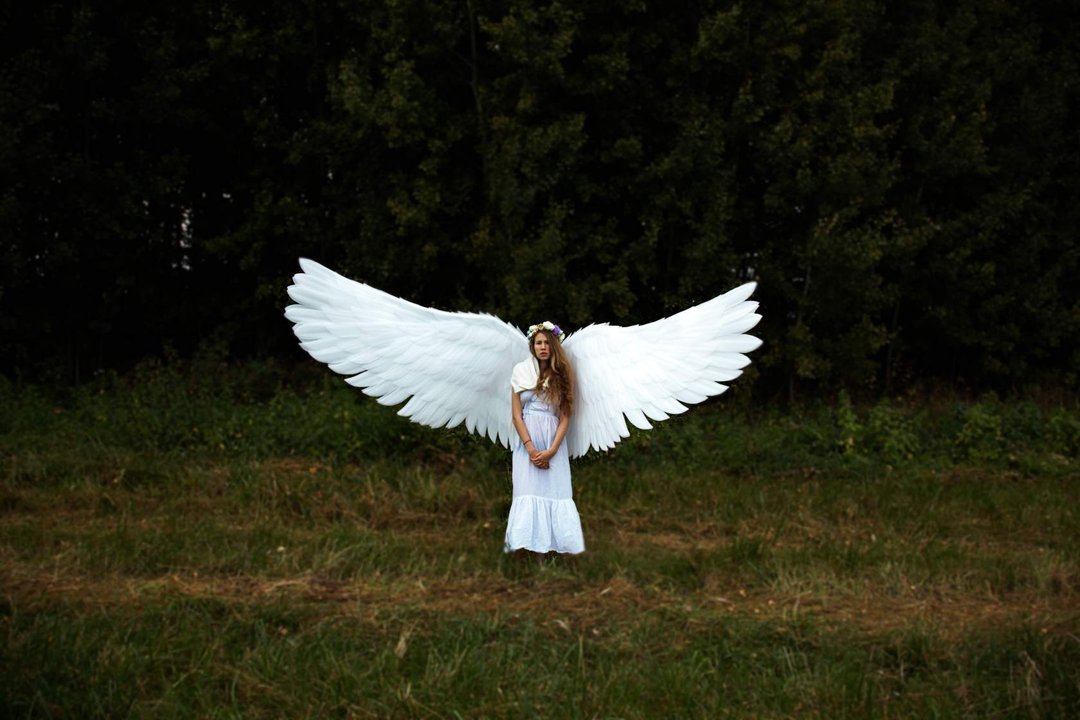 Large White Heaven Angel wings Lucifer Cosplay Costume/bridal photo props - 其他 - 其他人造纤维 白色