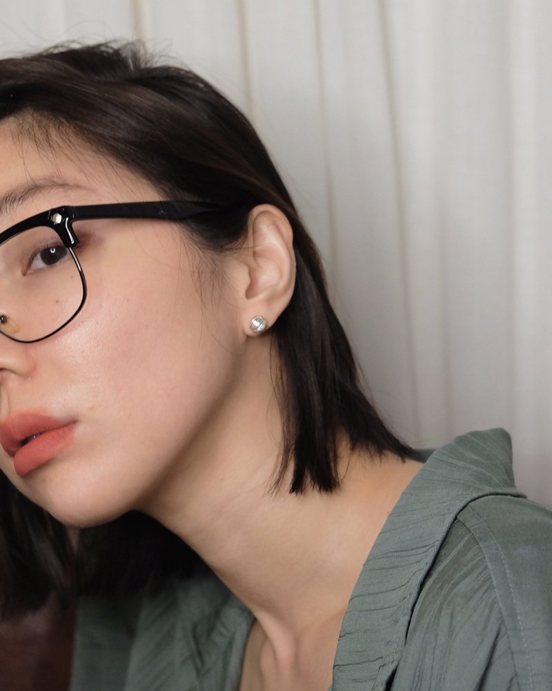 有机体 Organism系列 纯银耳环 - 耳环/耳夹 - 纯银 银色