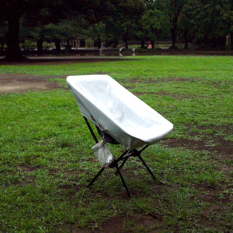Camping chair cover (white) - 露营用品 - 棉．麻 白色
