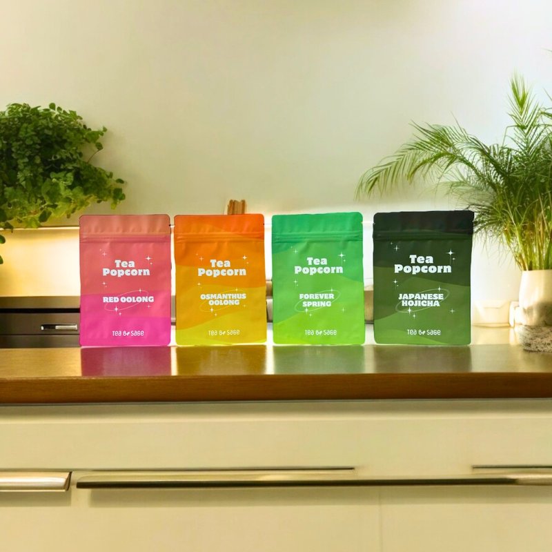 【台湾直送】Sage Tea  散水茶味爆谷1包装 - 回礼/派对/公司 - 零食/点心 - 其他材质 粉红色