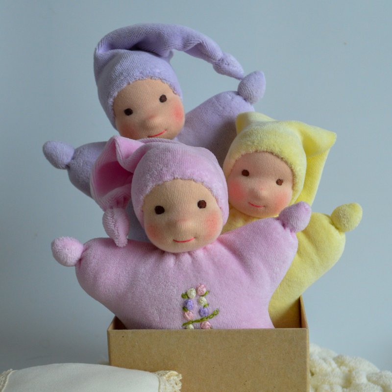 第一个娃娃 - 苗圃装饰 - 华德福蝴蝶娃娃 - Steiner 娃娃 - 软娃娃 - 玩偶/公仔 - 环保材料 