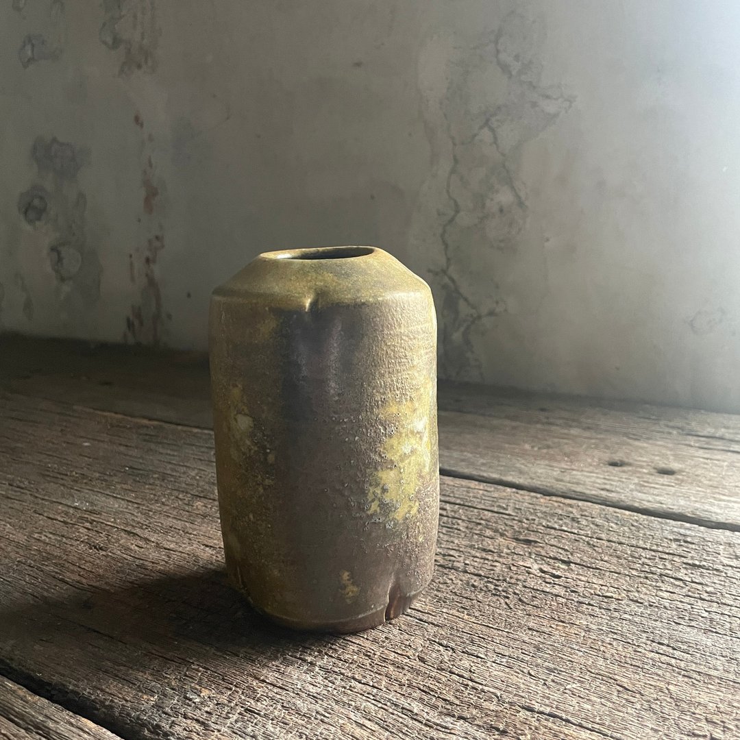 柴烧花器 - 花瓶/陶器 - 陶 咖啡色