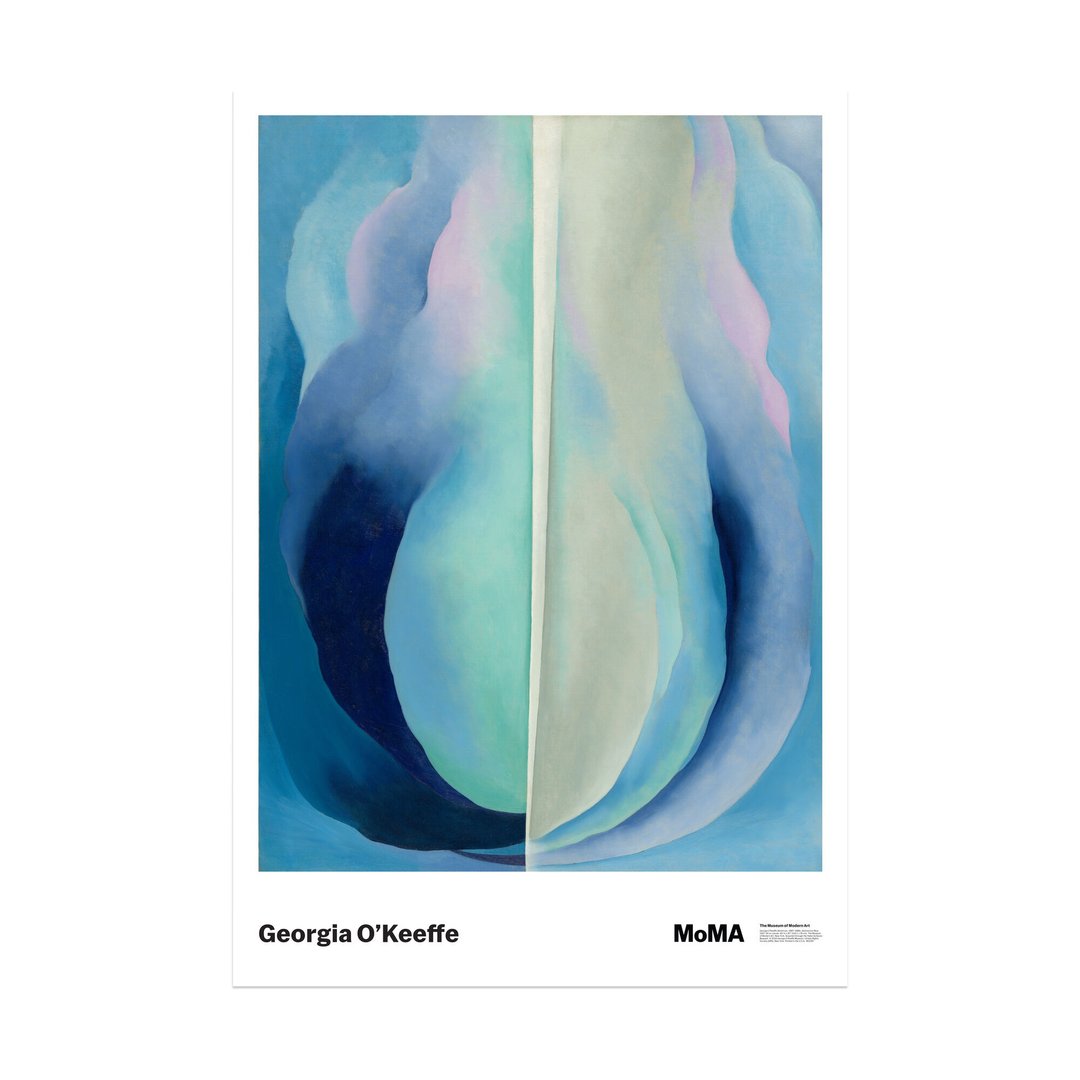 【原版海报】欧姬芙 Georgia O'Keeffe: 抽象的蓝 - 海报/装饰画/版画 - 纸 