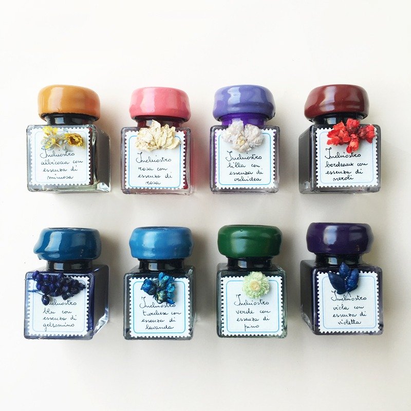 ROSE/08 意大利玫瑰花香墨水 | Francesco Rubinato - 墨水 - 玻璃 多色